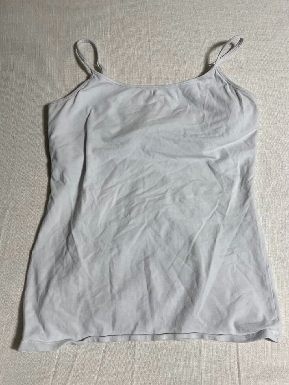 Womens Express White Stretch Bra Cami (Size L)
